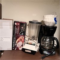 Coffee Maker, Blender & Asst