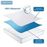 FAIRYLAND Full Waterproof Mattress Protector, 100%