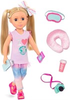 Glitter Girls – 14-Inch Poseable Travel Doll with