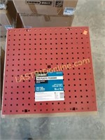 3 Cases of New 16" Square Plastic Pegboard #1