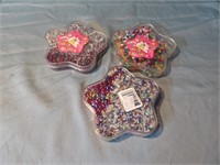 3 Boxes of Beads