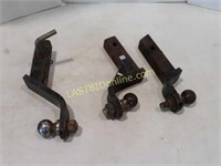 3 Tow Hitch Bars with Hitch Balls