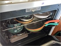 LOTS OF POTS AND PANS