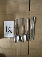 US military marked flatware