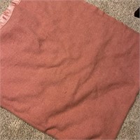 Vintage Wool Blanket 68 x 76