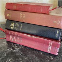 #1 Lot of 4 Bibles