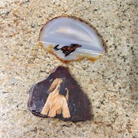 #5 Hand Painted Dogs on Geodes
