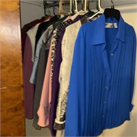 Contents of Closet Ladies Clothes L, XL, XXL
