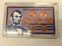 1982 Lincoln Cents
