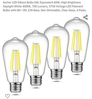 MSRP $20 Edison Lightbulbs