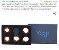 MSRP $18 Yogi Fidget Spinner