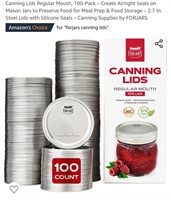 MSRP $33 100 Canning Lids