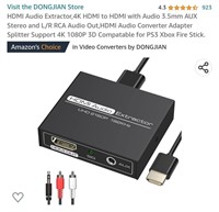 MSRP $18 HDMI Audio Extractor
