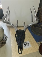 Decorative deer skull 14" w