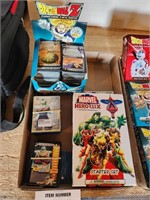 Dragon Ballz card games & marble hero clix .......