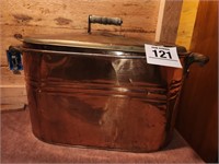 Antique, copper boiler w/ lid - good shape