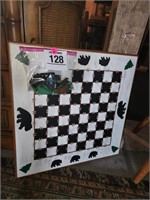 Cool bear checker set 23" x 23"