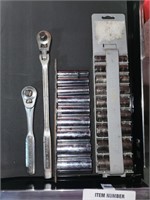 Craftsman ratchets (2) w/ assorted sockets