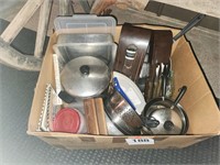 Cookware, knives, etc.