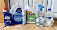 Cleaning Supplies - Clorox, Dish Soap, Glass