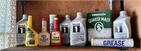 Mixed Oil, Grease, & Misc Lot in Garage