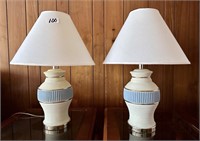 2 Vintage Signed Lamps