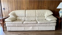 84" Leather Couch