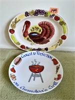 2 Platters - Turkey & Barbecue Theme