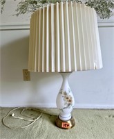 Vintage Lamp - Shade has tears