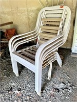 4 Patio Chairs in Shed as-is