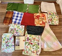 Large Lot of Tablecloths