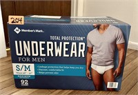 92 Count Underwear for Men - Never Opened