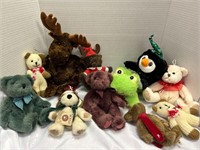 SOFT STUFFIES-SOME BOYDS BEARS