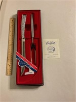 Carvel Hall Towle Company carving knife & fork
