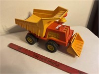 Fisher Price dump truck with loader with driver
