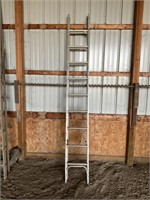 18’ aluminum extension ladder