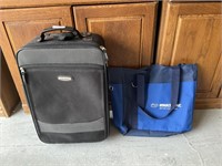 Carry on black luggage bag
