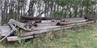 Power Poles - Large pile used - 10Ft to 30Ft L