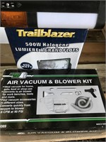 NEW - Air Vacuum & Blower Kit & pair of shop