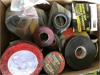 Many types of Tape - Hockey tape, electrical tape,