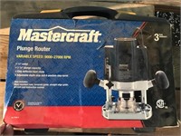 NEW - Mastercraft Plunge Router. 7A, 9,000 -12,000