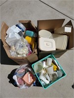Big lot of Plasticware from Kitchen pantry.