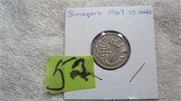 1967 Singapore 10 Cent