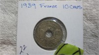 1939 France 10 Centimes