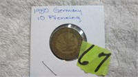 1950 Germany 10 Pfennig