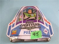 Buzz Lightyear puzzle in tin box