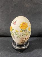 Hand Painted Egg w/ Stand