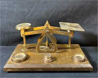 Vintage Brass Scale Made in England
