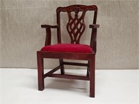 Velvet Seat Chair for Doll or Teddy Bear