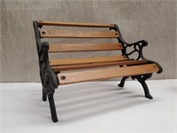 Cast iron & Wood Doll or Bear Bench
